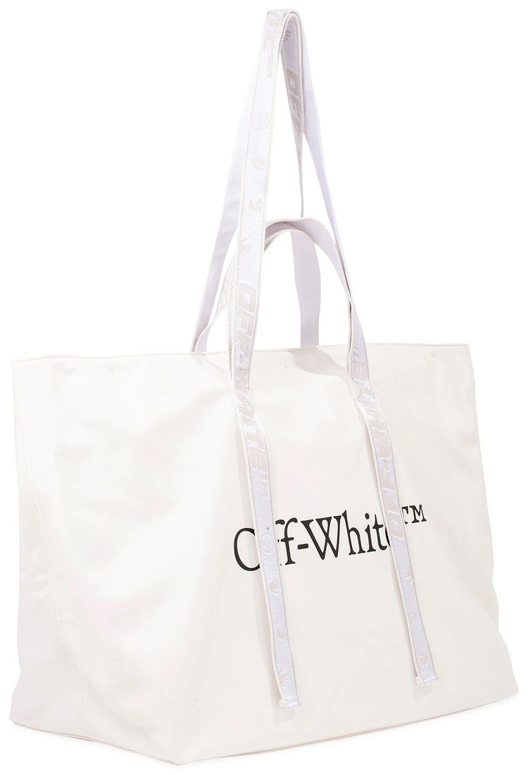Off White Commercial Tote Bag White