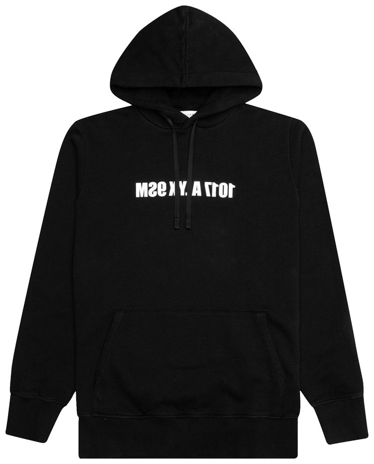 1017 ALYX 9SM Hoodie With Mirror Logo Graphic Black