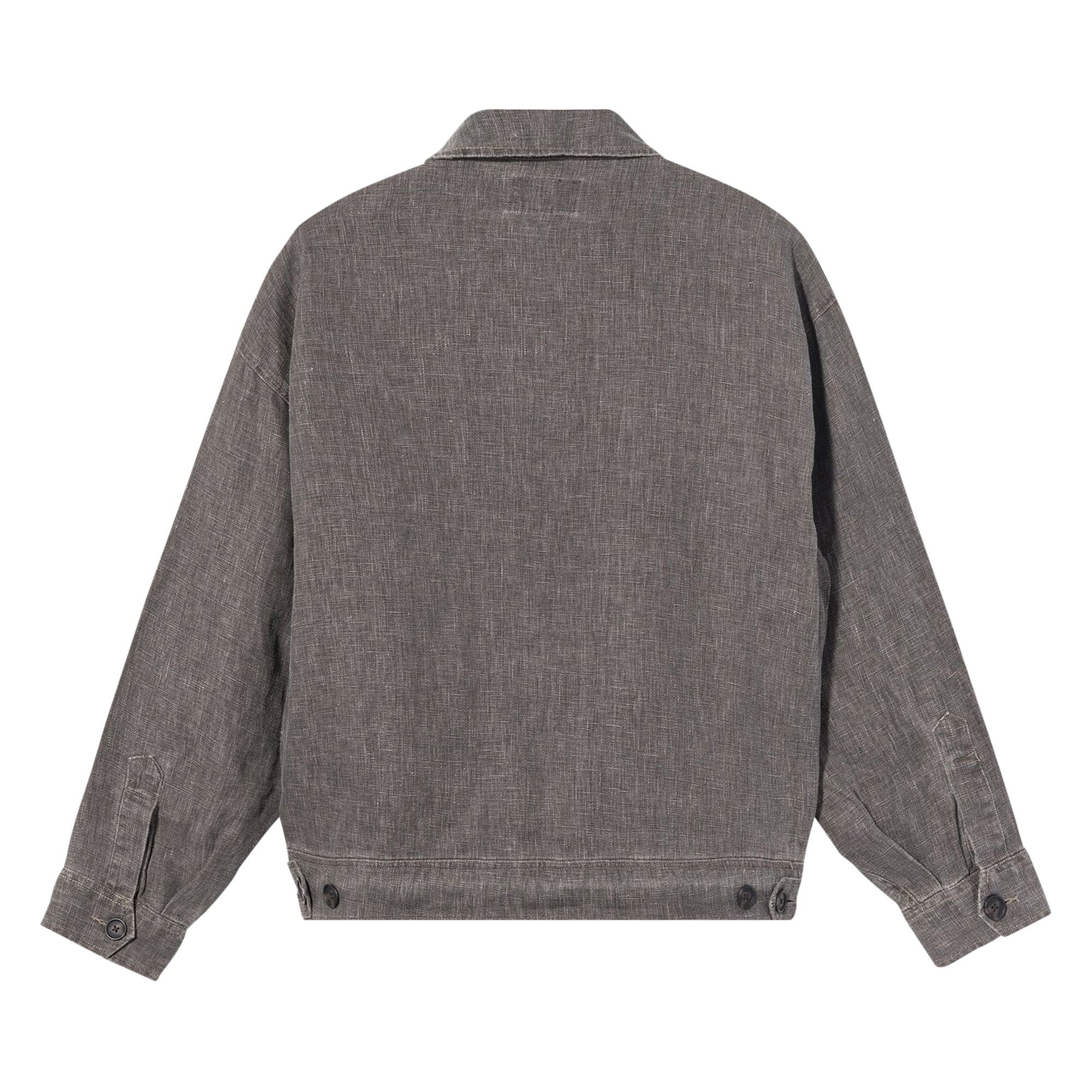 ヌクモリニキ　　stussy Boxy Linen Zip Jacket Buy Stussy Boxy Linen Zip Jacket 'Charcoal' - 115569 CHAR | GOAT