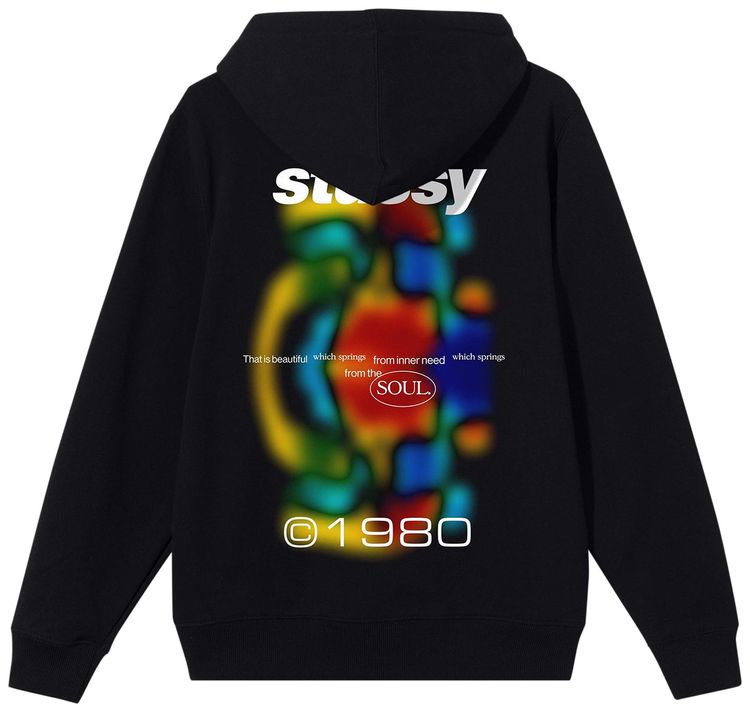 Stussy Soul Hoodie Black