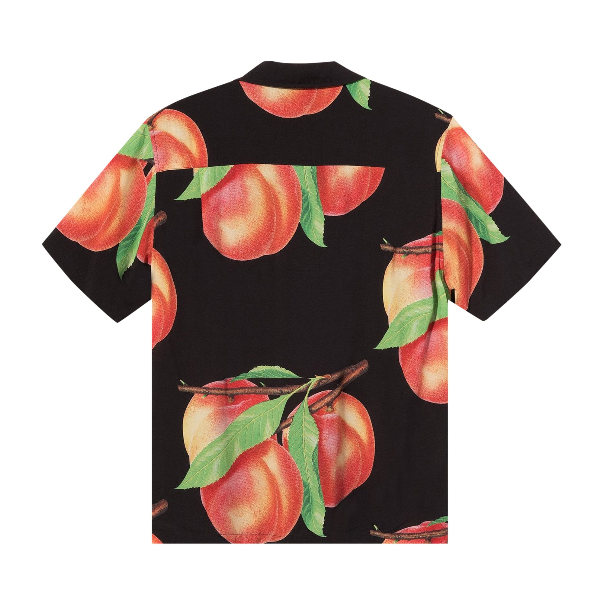 Buy Stussy Peach Pattern Shirt 'Black' - 1110159 BLAC | GOAT CA