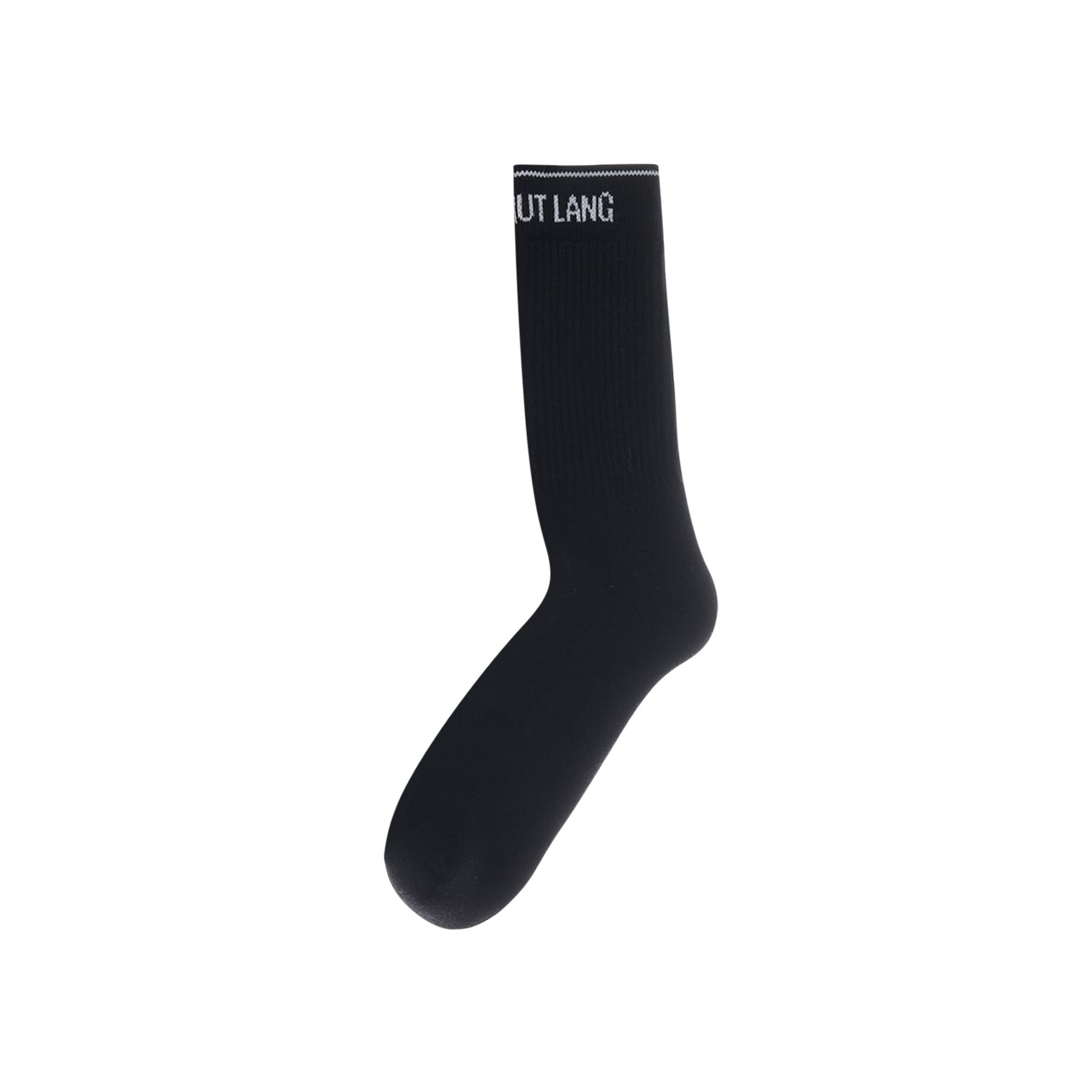 Buy Helmut Lang Impress Socks 'Black' - L01HW798 BLAC | GOAT