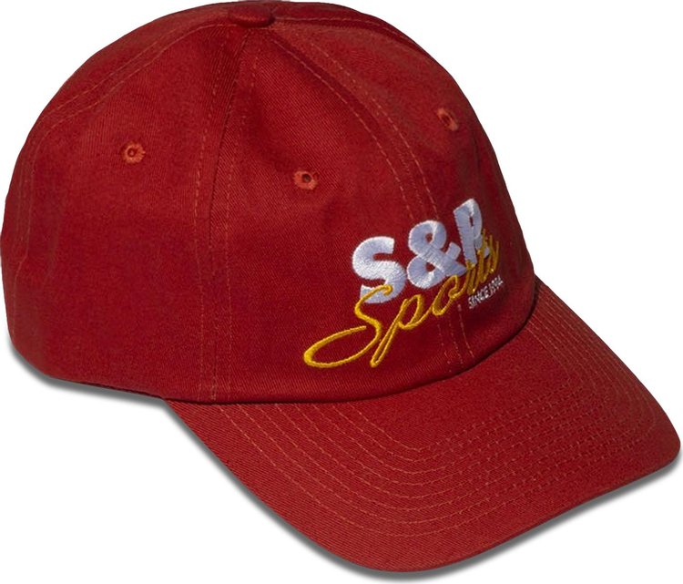 Sporty & Rich S&R Sports Hat 'Cherry'