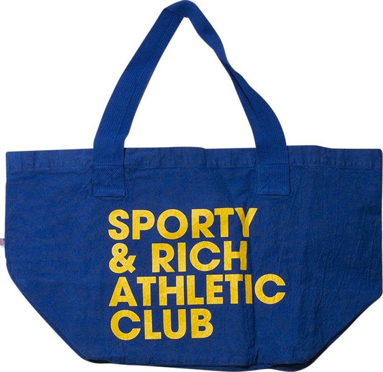 Sporty  Rich Exercise Often Tote Royal Blue