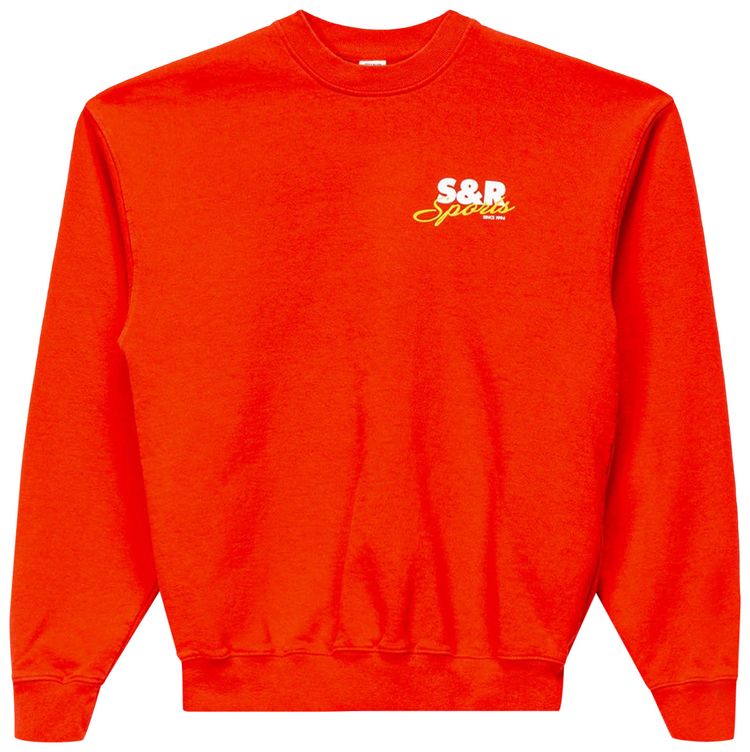 Sporty  Rich SR Sports Crew Cherry