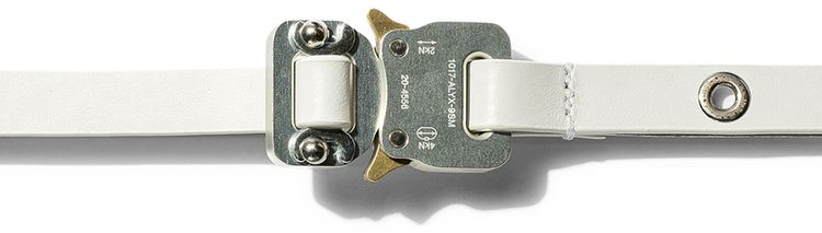 1017 ALYX 9SM Mini Rollercoaster Belt White