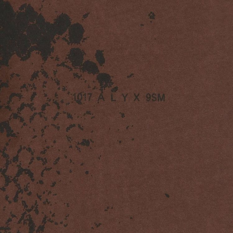 1017 ALYX 9SM Animal Print Short Sleeve Tee Deep Brown