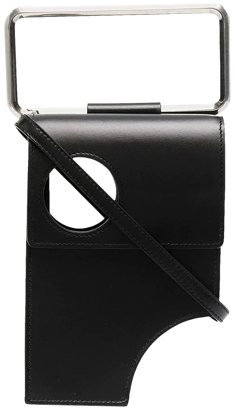 Off White Holes Messenger Bag Black