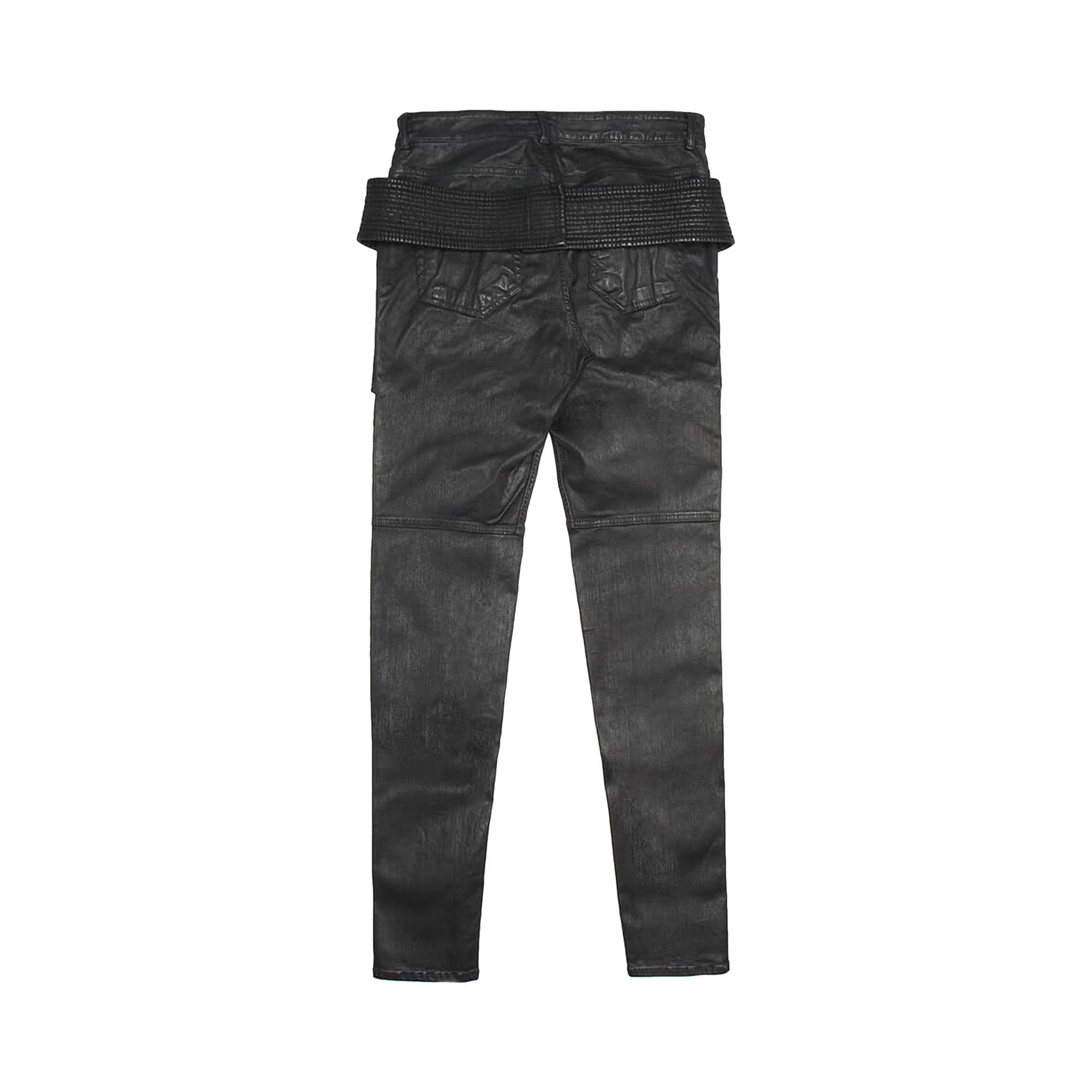 Buy Rick Owens DRKSHDW Easy Creatch Cut Wax Denim 'Black Wax Buy Rick Owens DRKSHDW Easy Creatch Cut Wax Denim 'Black Wax
