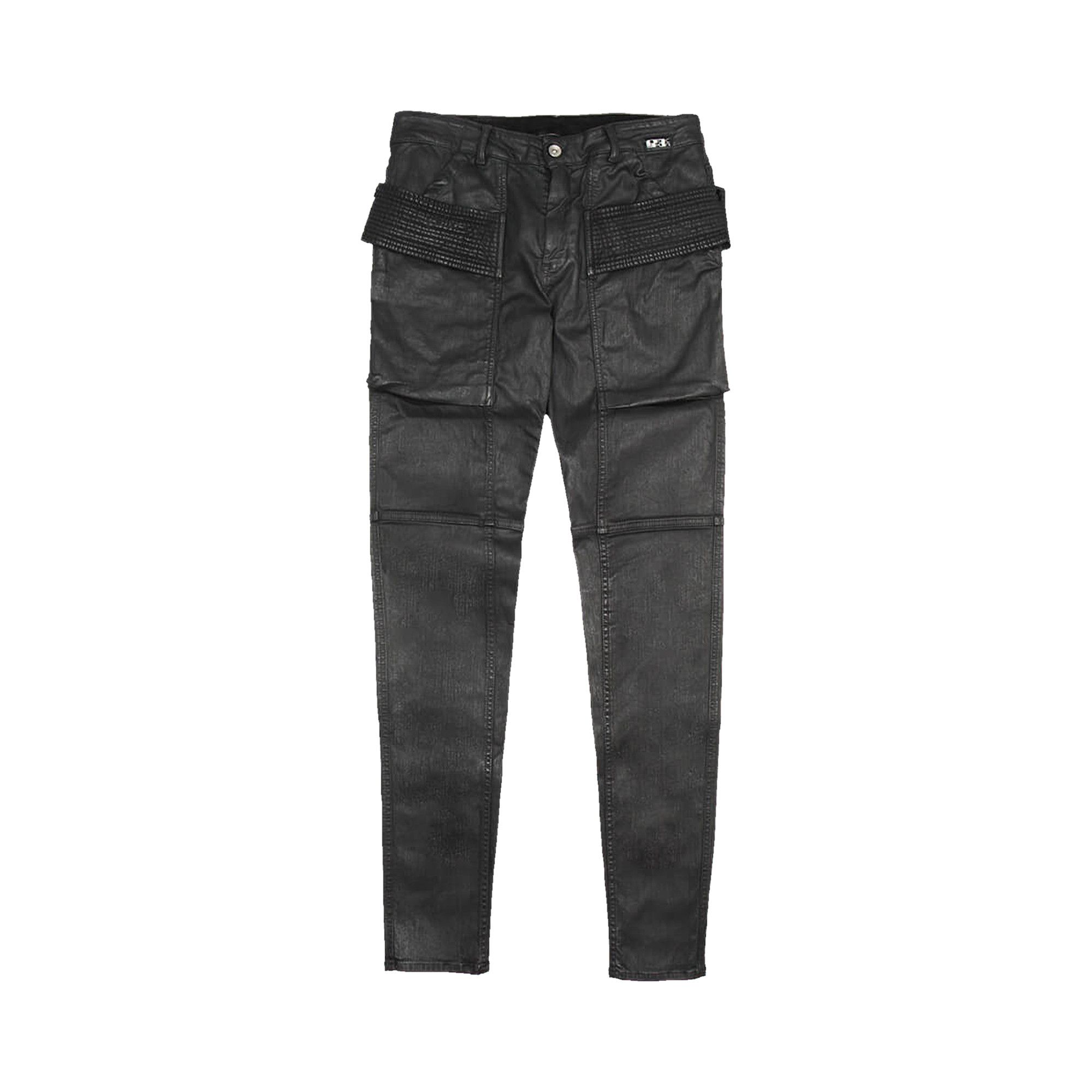 【返品交換不可】 Wax Cut Creatch Easy DRKSHDW Owens Rick Buy Denim Wax 'Black パンツ
