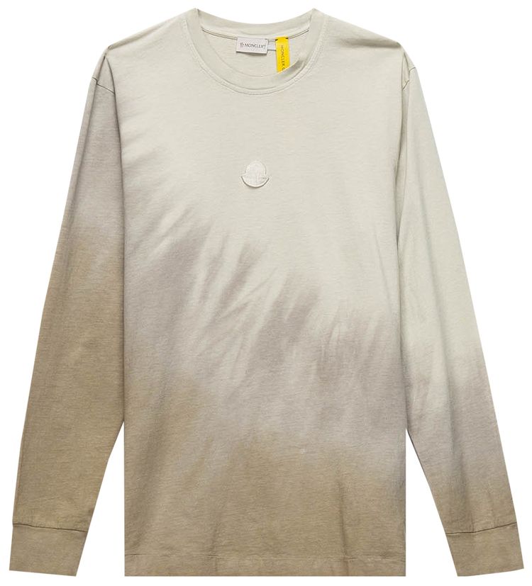 Moncler Genius x 1017 ALYX 9SM Garment Dyed Maglia Long Sleeve T Shirt Tan