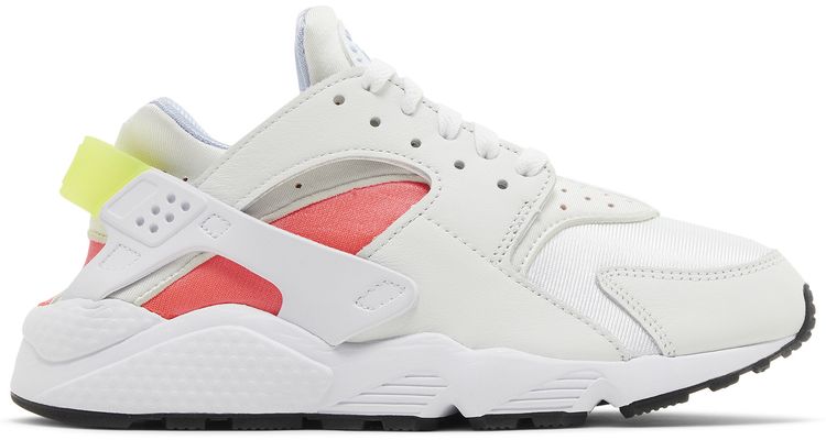 Nike Wmns Air Huarache White Volt Bright Crimson