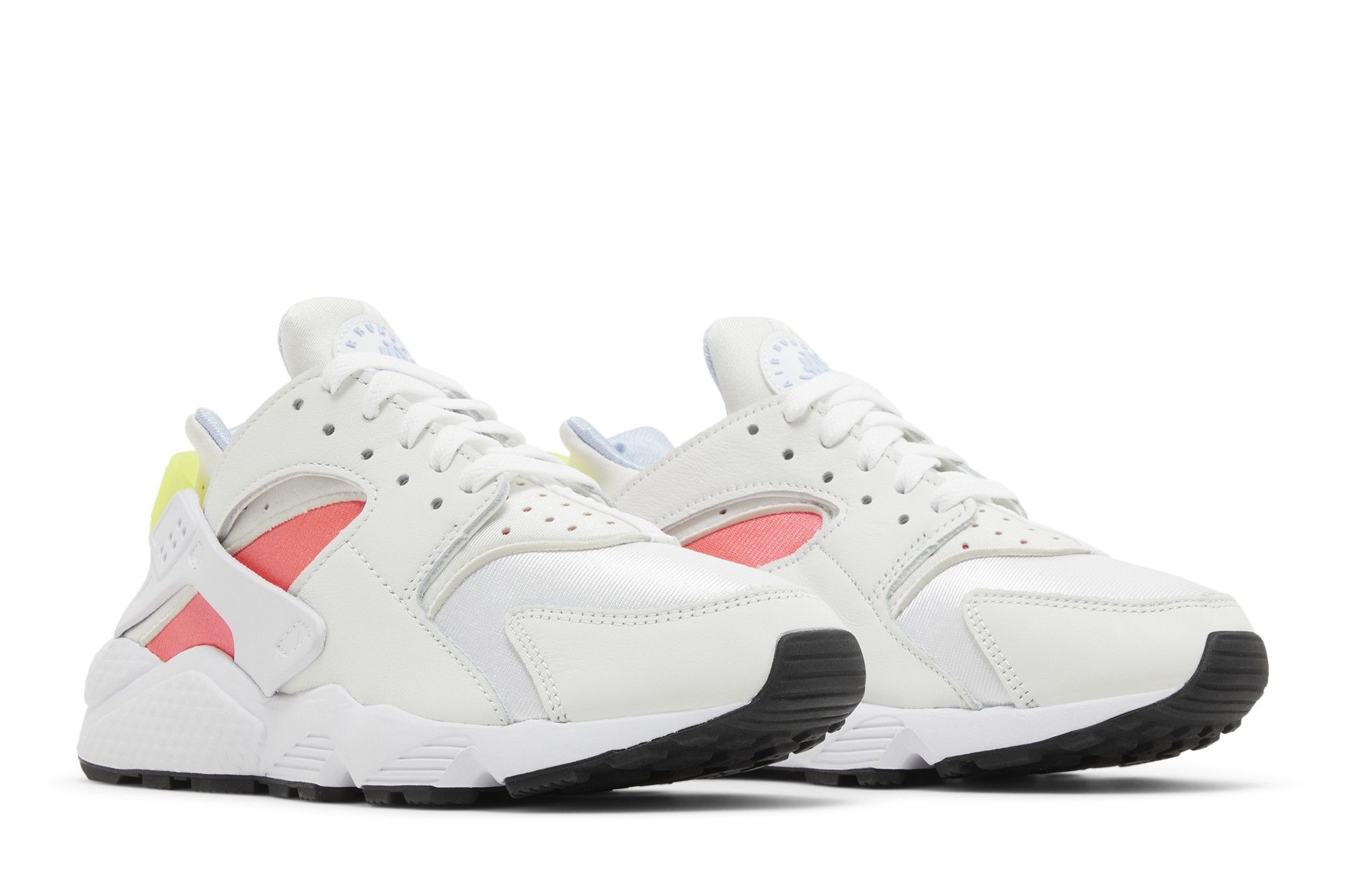 Size 10.0 Wmns Air Huarache White Volt Bright Crimson