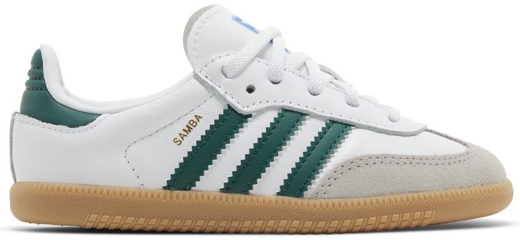 Adidas Samba OG I White Collegiate Green Gum
