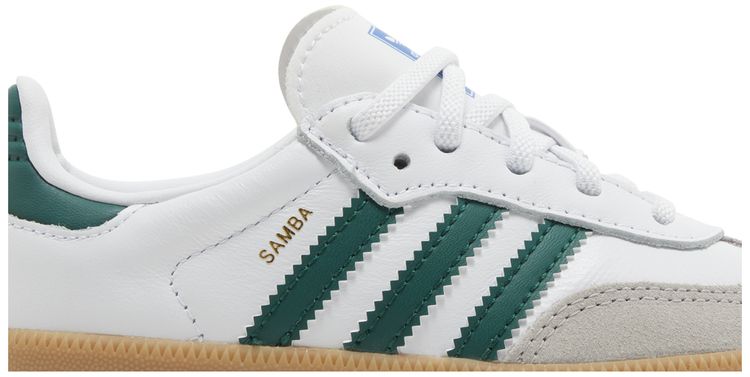 Adidas Samba OG I White Collegiate Green Gum
