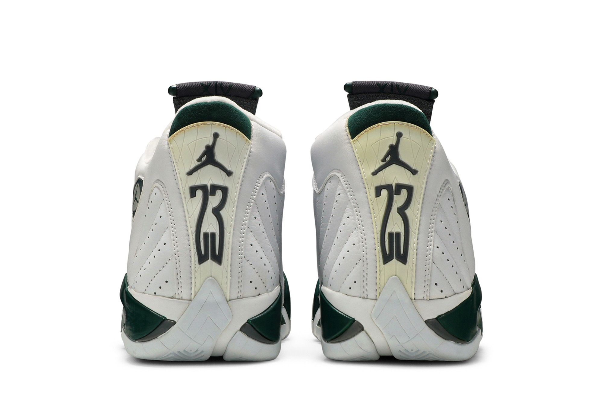 jordan 14 white forest green