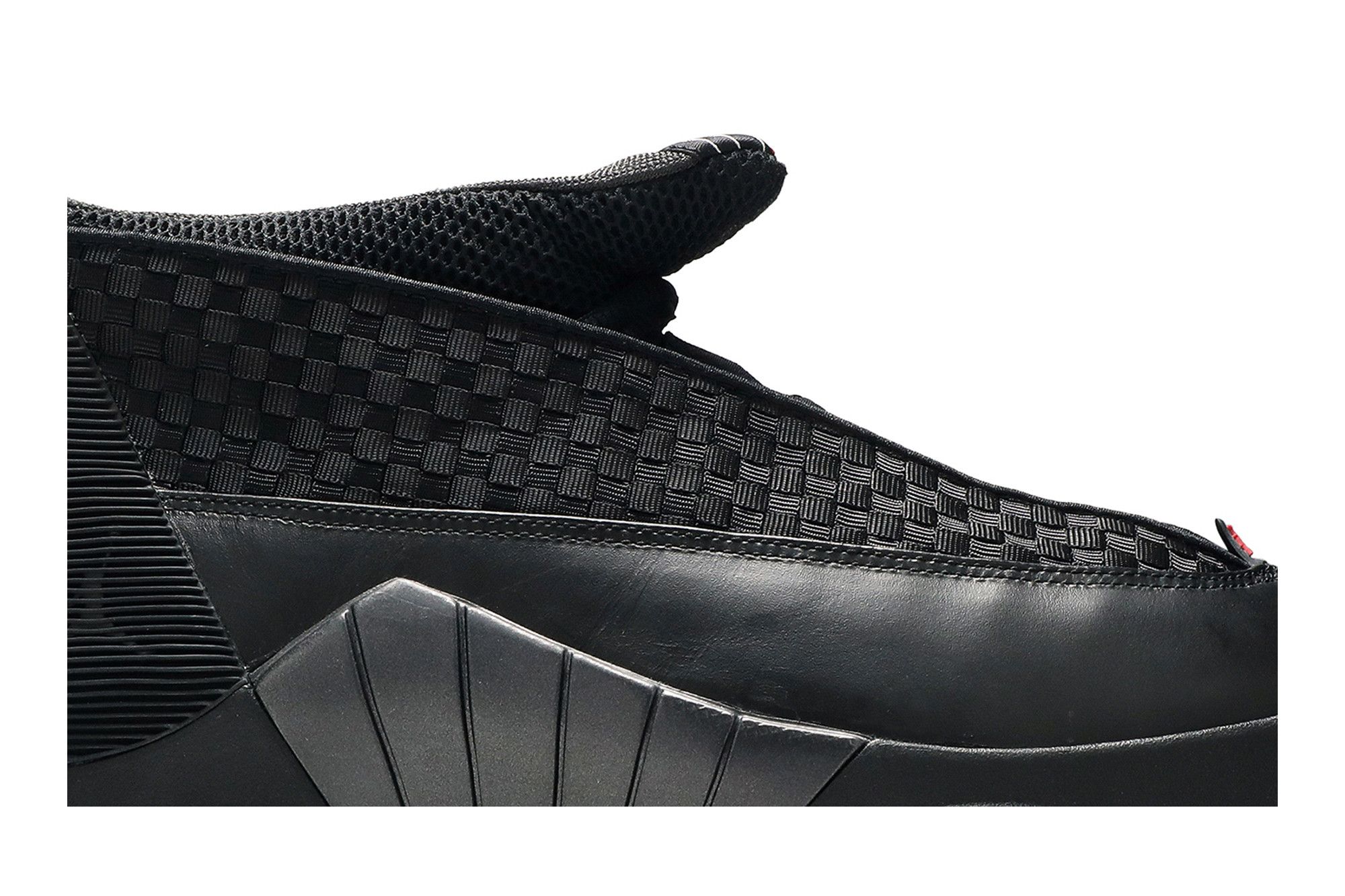Black and red jordan 15 shop