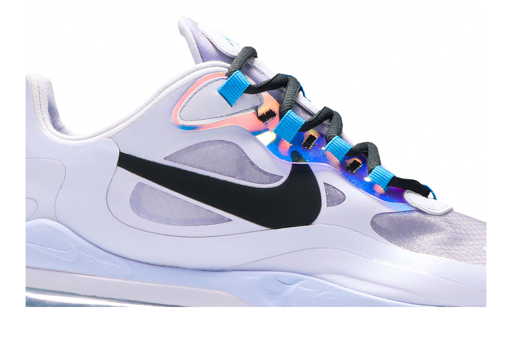 Nike women's air max 270 react shoes white/blue/pink store