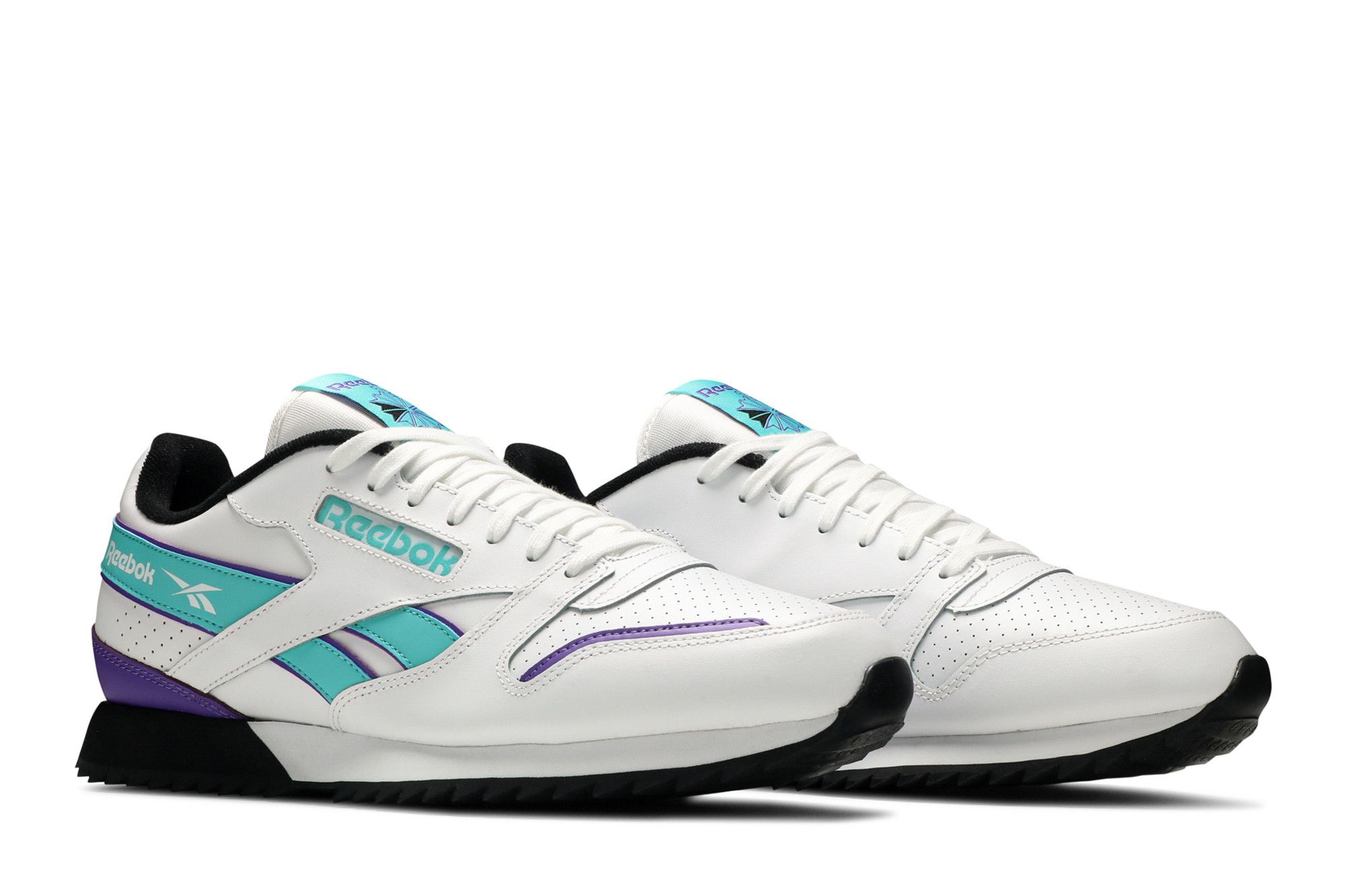 Size 10.5 Classic Leather White Turquoise