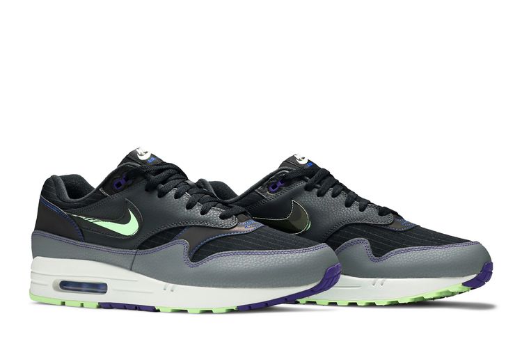 Nike Air Max 1 Future Swoosh Shoes Men’s Size 10.5 US CT1624-001 Black Gray Nike Air Max 1 Future Swoosh Pack Mens Sz 10 (CT1624-001  main image 3