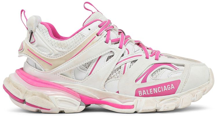 Balenciaga Wmns Track Sneaker White Fluo Pink