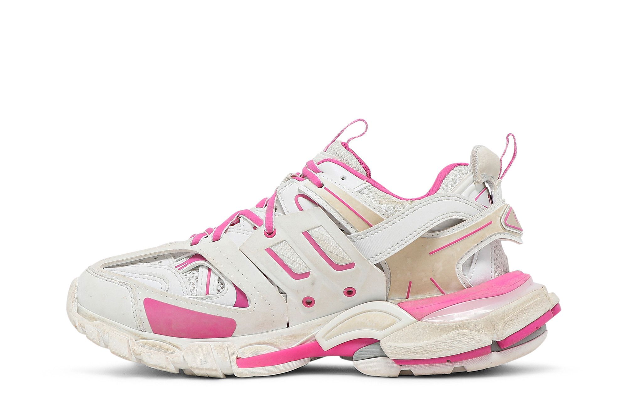 Buy Balenciaga Wmns Track Sneaker 'White Fluo Pink' - 542436