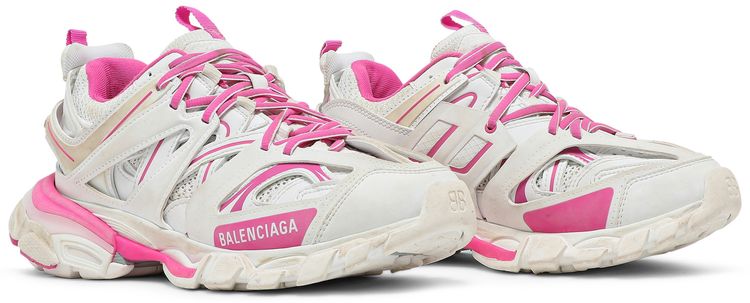 Balenciaga Wmns Track Sneaker White Fluo Pink