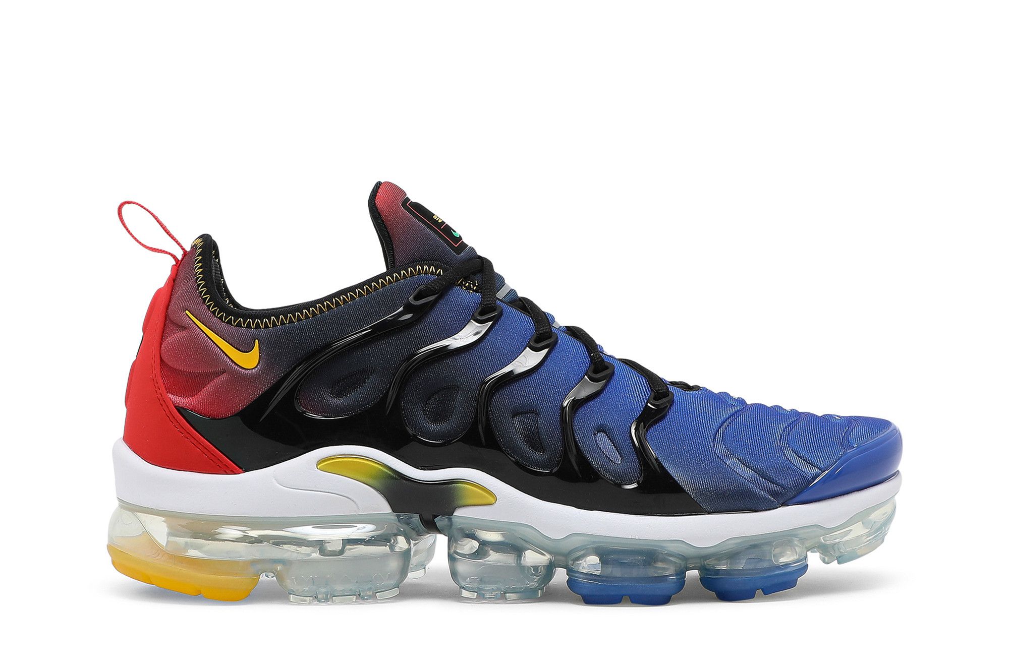 Nike vapormax plus blue and red online