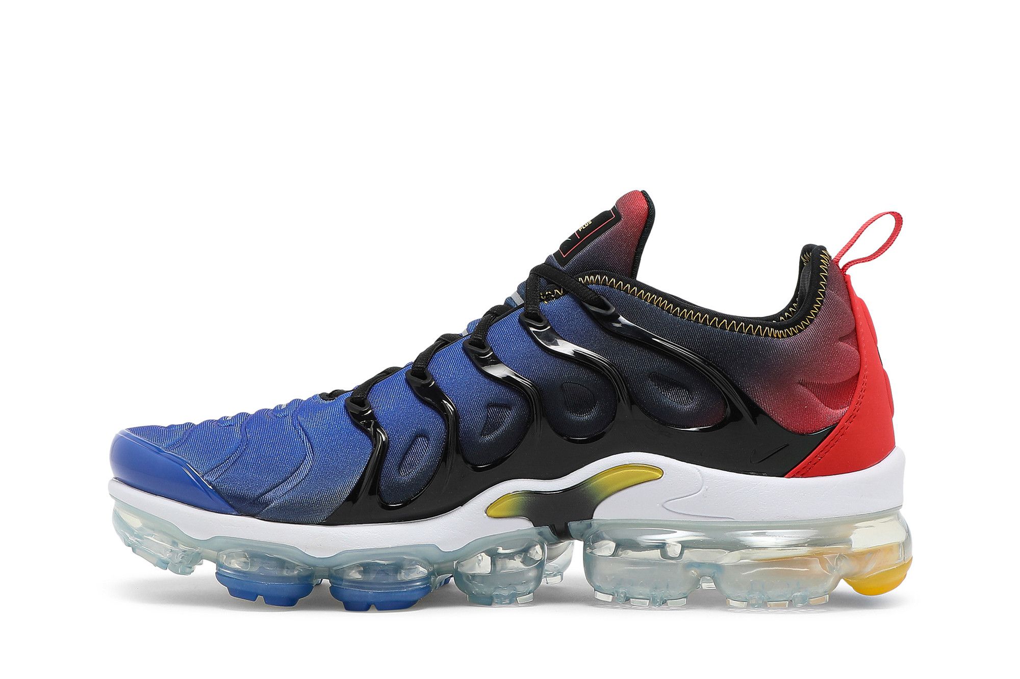 Nike vapormax blue and red on sale