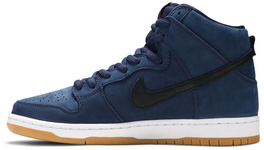 dunk orange label navy