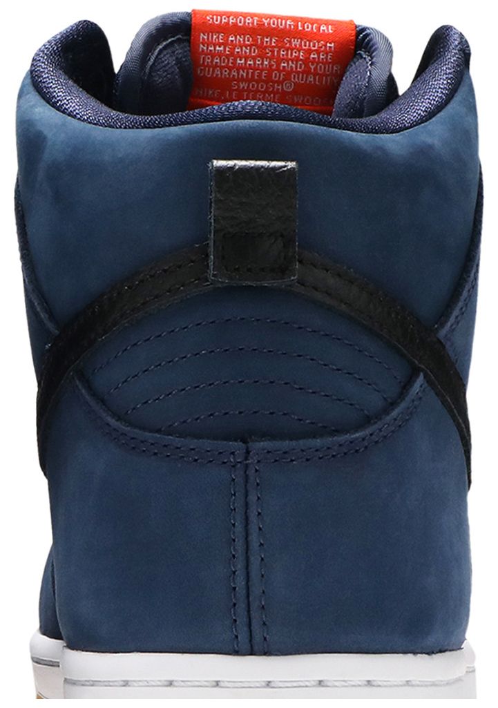 Nike Dunk High Pro ISO SB Orange Label   Midnight Navy