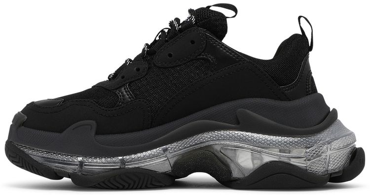 Balenciaga Wmns Triple S Sneaker Black Iridescent