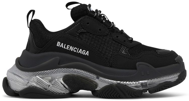 Balenciaga Wmns Triple S Sneaker Black Iridescent