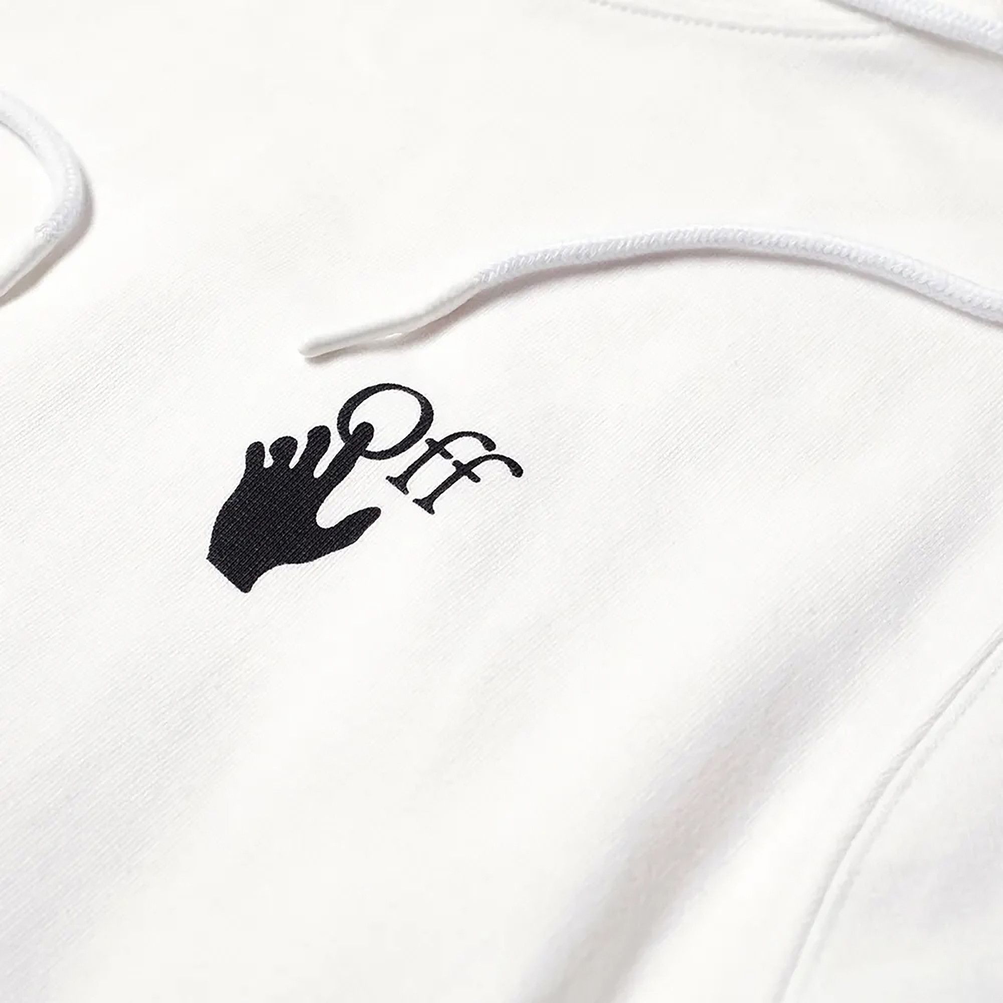 Buy Off-White Marker Slim Hoodie 'White/Red