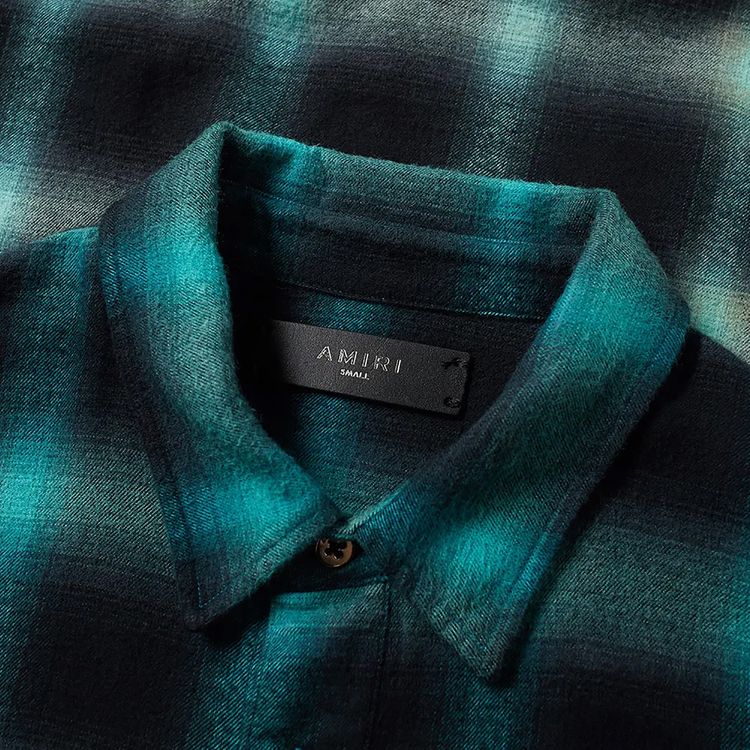 Amiri Tie Dye Shirt AquaGlacier