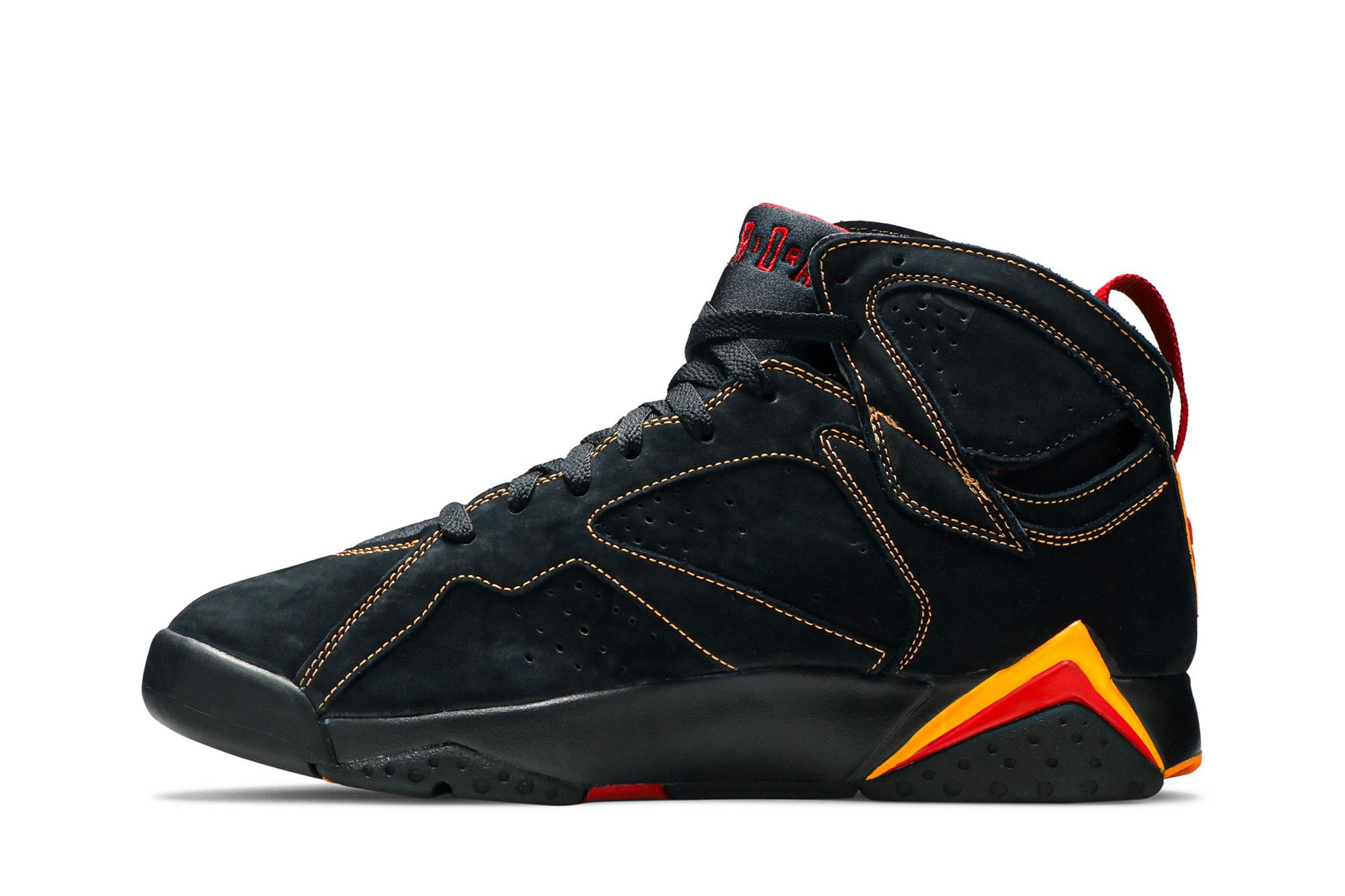 Jordan 7 black red yellow hot sale