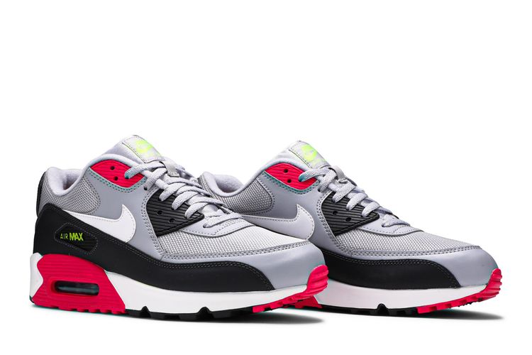 Buy Nike Air Max 90 Essential 'Wolf Grey Rush Pink' AJ1285 020