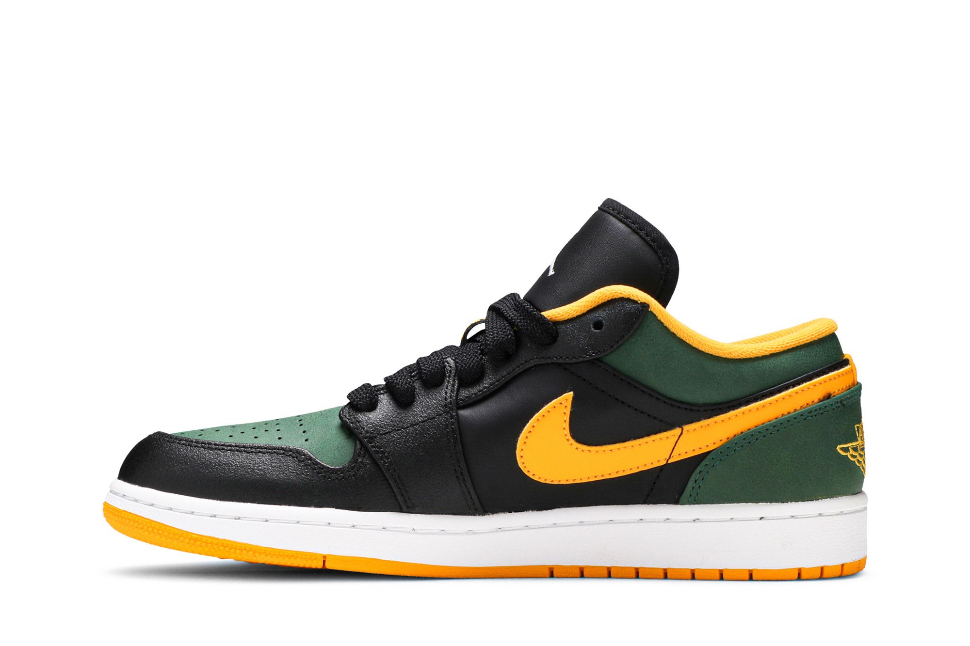Buy Air Jordan 1 Low Green Gold 553558 037 GOAT