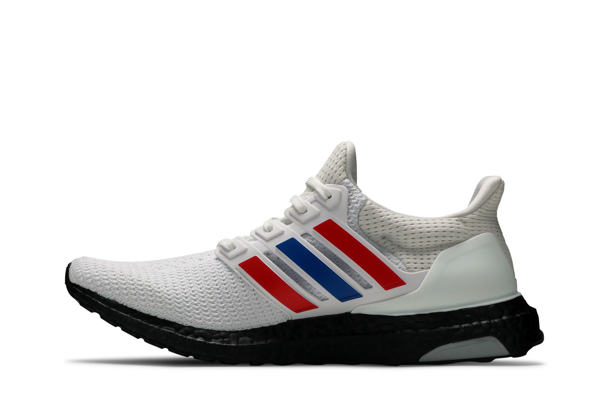 Ultra boost red white and blue outlet