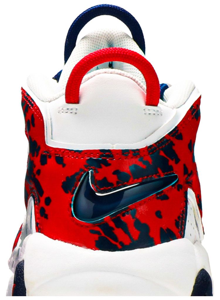 Nike Air More Uptempo GS Red Navy Camo