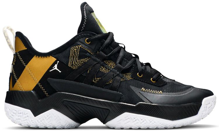 Air Jordan One Take 2 Black Metallic Gold