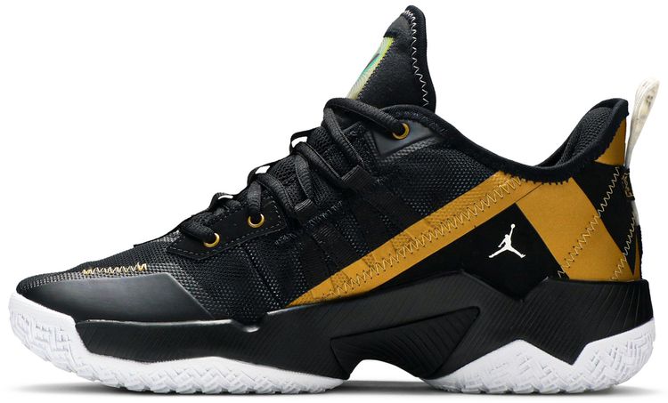 Air Jordan One Take 2 Black Metallic Gold