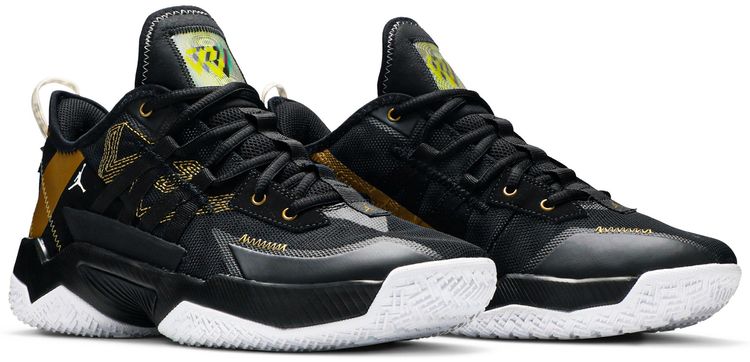 Air Jordan One Take 2 Black Metallic Gold