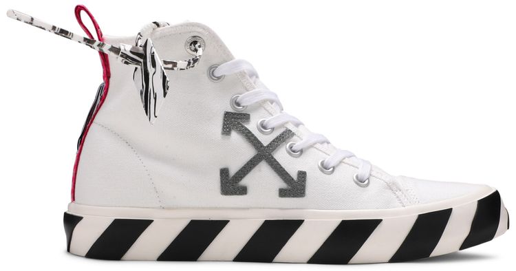 Off White Vulc Sneaker Mid White Black