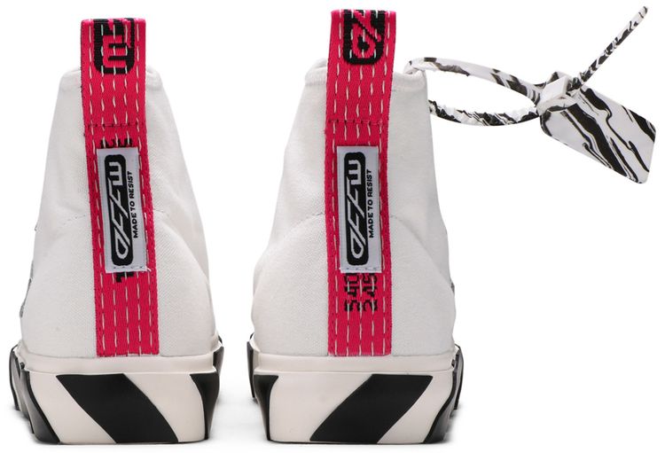 Off White Vulc Sneaker Mid White Black