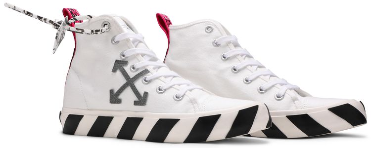 Off White Vulc Sneaker Mid White Black