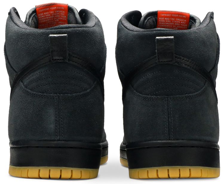 Nike Dunk High Pro ISO SB Orange Label   Dark Smoke Grey