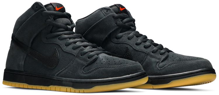 Nike Dunk High Pro ISO SB Orange Label   Dark Smoke Grey