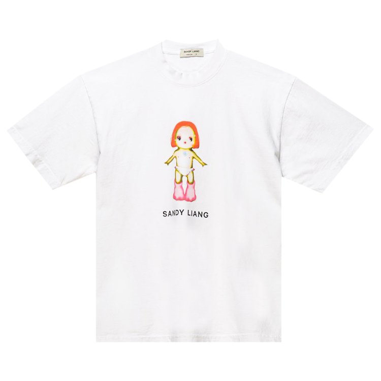 Sandy Liang Margot T Shirt White