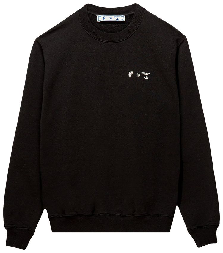 Off White Logo Sweatshirt Black